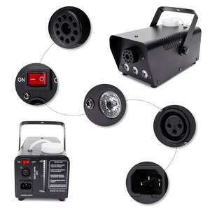 Máquina de humo led para <span class=keywords><strong>DJ</strong></span>, máquina de humo con Control remoto para fiesta de boda, efecto de escenario, 500W, RGB controlable, 3 en <span class=keywords><strong>1</strong></span> - Product Image 4