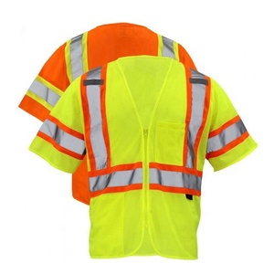Chaleco de seguridad de alta visibilidad, parche de trabajo con bolsillo, chaleco reflectante Protector de seguridad - Product Image 1