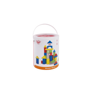 Ensemble de blocs de construction en bois éducatifs classiques TOOKY TOY 50 pièces pour les tout-petits - Product Image 4