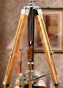 Lampadaire tripode marin classique design avec abat-jour blanc décoratif pour l'éclairage décoratif de la maison dans la chambre - Product Image 2