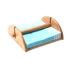 Porte-serviettes en bois fait à la main de qualité supérieure, élégant porte-serviettes en bois de luxe - Product Image 4