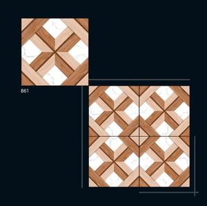 Azulejos de cerámica esmaltada de 600x600mm verdes modernos, acabado brillante pulido de cuerpo completo, exterior de baño, aislamiento térmico de 5mm - Product Image 5
