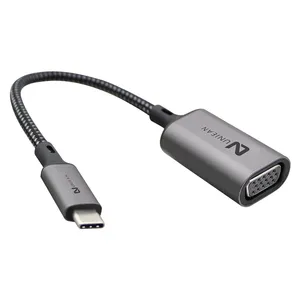 Bộ Chuyển Đổi Video 1080P Loại USB C Sang VGA Bộ Chuyển Đổi Từ Loại C Sang VGA Cho Máy Tính Xách Tay/Điện Thoại