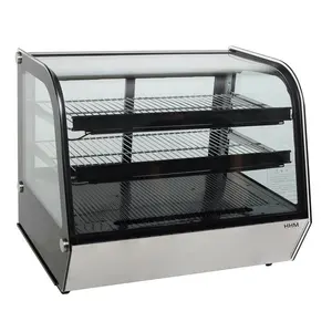 Commercial Shop On Table Tall Cake Refrigerator Showcase Cold Display Fridge Countertop Refrigerated display case