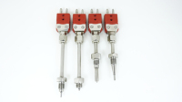 Sonde de température à thermistance NTC personnalisée avec connecteur de sortie PT100 de longueur de sonde pour les produits laitiers utilisés dans l'industrie alimentaire laitière