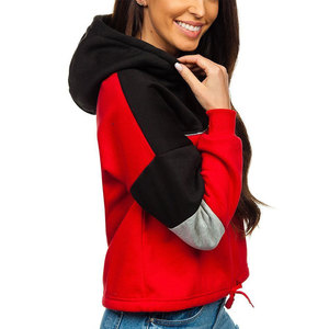 OEM Nuevo Estilo Sudaderas de Manga Larga para Mujer, Sudaderas con Capucha de Tallas Grandes con Contraste de Color Estilo High Street para Mujer, Sudadera con Capucha de Moda con Estampado Completo - Product Image 6