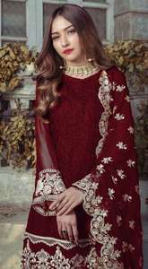 2021 2022 Dress Salwar Suit Party Wears Pakistani Indian Women's Shalwar Kameez - Product Image 6