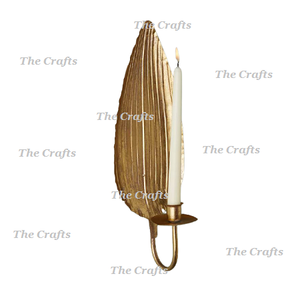 Set Of Two Wall Decoration <b>Candle</b> Holder In Aluminium Gold Color Customized Size Wall <b>Hanging</b> <b>Candle</b> Holder - Product Image 3