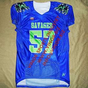 Uniformes de fútbol americano personalizados Sublimación Camisetas de fútbol americano Camiseta de fútbol universitario personalizada - Product Image 1