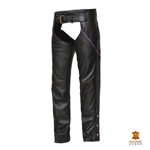 Pantalones de cuero de alta calidad para motociclismo, estilo clásico, pantalones de cuero para equitación para hombre, pantalones de moto personalizables - Product Image 2