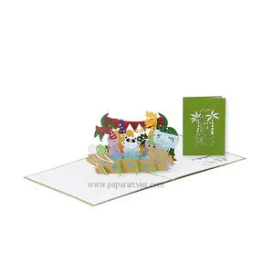 생일 행사 생일 팝업 카드 베트남 고품질 포장 Pcs 인쇄 수락 유형