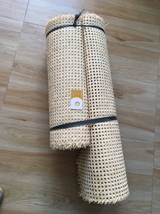 ที่ขายดีที่สุดหวายอ้อย Webbing ม้วนเฟอร์นิเจอร์ตาข่ายธรรมชาติฟอกขาวตารางทอหวาย Webbing 99ข้อมูลทอง - Product Image 2
