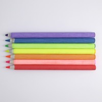 Lápiz Ecológico de Papel Reciclado con Minas de Colores No Tóxicas para Uso en Oficina y Escuela