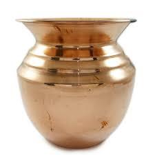 Pure Copper Lota In Water Pots At Wholesale Price Rounded & Curved Design from best Manufacturer From India - Product Image 2