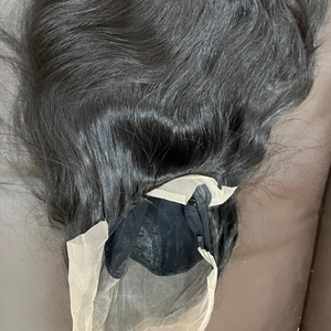South Indian Temple Raw Unprocessed Virgin Human Hair Premium Quality <strong>Lace</strong> Front Wigs 32 Inch Natural <strong>Black</strong> Body Wave Swiss <strong>Lace</strong>