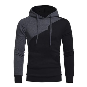 Sweat à capuche de couleur unie pour homme, solide, à la mode, décontracté, 2020 - Product Image 4