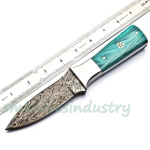 Couteau de chasse en acier, ustensile fait main, damas belle manche en résine (Smk1807) 1 pièce - Product Image 6