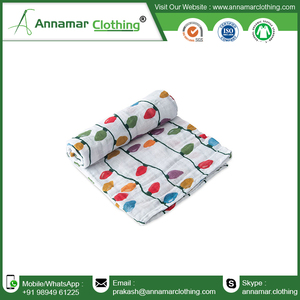 Wholesale price muslin <b>swaddle</b> <b>blankets</b> new design printed custom OEM customized gauze muslin <b>swaddle</b> <b>blanket</b> wrap - Product Image 2