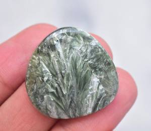 Cabochons de serapinite russe, vente en gros, Lot de pierres précieuses amples pour bijoux à prix d'usine, vente en gros - Product Image 4