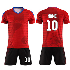 Tenue de football pour homme, légère, séchage rapide, 100 % polyester, sublimation, uniforme de club sportif, uniforme de football OEM - Product Image 6
