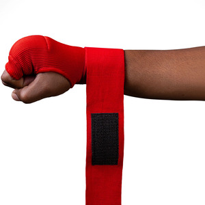 Bandages de main en coton élastique RXN, couleur et logo personnalisables, équipement d'entraînement imprimé confortable pour le kickboxing et la boxe, fabriqué en Inde - Product Image 1