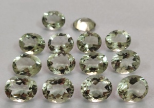 Améthyste verte naturelle coupe ovale 4x6mm à 8x10mm à facettes-améthyste verte en vrac pierre précieuse en vrac de qualité supérieure - Product Image 2