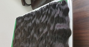 Donante femenina 100% Original cabello humano crudo virgen Remy de cabello en la mujer de la India pelucas de cabello humano Rubio - Product Image 6