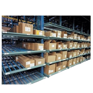 מותאם אישית בשימוש סיטונאי מחסן אחסון קרטון זרימת מתלה תעשייתי אוטומציה עצבים אחסון ציוד - Product Image 1