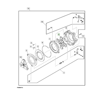 Disco de embrague de alta calidad, pieza de repuesto de ingeniería de precisión duradera para tractores, coches, camiones y maquinaria industrial - Product Image 1