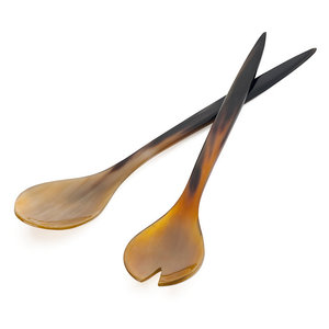 Cuillère à soupe en corne de conception vintage légère couverts d'une seule pièce avec approvisionnement en vrac de logo privé pour un usage domestique - Product Image 6