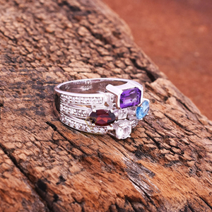 Anillo de GEMA de turmalina Natural, Plata de Ley 925, venta al por mayor, anillo de piedras preciosas múltiples para proveedores y fabricante - Product Image 2
