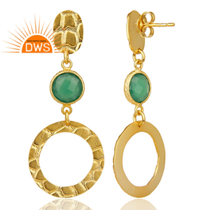 ผิวจระเข้14K ชุบทอง925เงินแฟชั่นผู้หญิงต่างหูห้อยเครื่องประดับคอลเลกชันคลาสสิก - Product Image 3