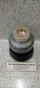 green small <b>tea</b> light cremation <b>urn</b> funeral supplies Brassworld India - Product Image 4