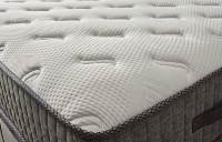 Matelas hybride en mousse Antares à ressorts ensachés, antibactérien, rafraîchissant, design contemporain, avec ottoman de rangement pour chambre à coucher, housse amovible