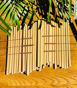 Eco2go Vietnam Reusable Bamboo <b>Straws</b> with Laser Engraved Logo Disposable <b>Straws</b> for Camping and <b>Drinking</b> Beverages Vietnam - Product Image 6