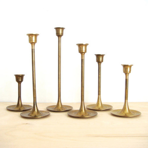 เชิงเทียนทองเหลือง ใช้ในงานคาทอลิกและโบสถ์ - Product Image 1