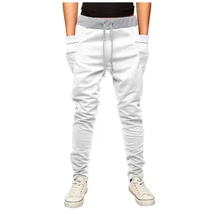 Mens white trousers pants casual summer trouser stylish Jogger pants slim fit pants cheap price pocket design trousers BS-2732