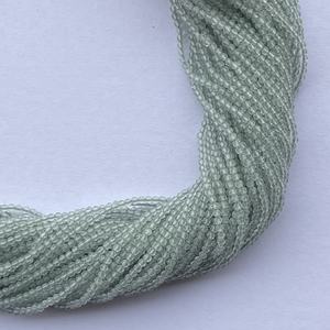 2mm 3mm 4mm Natural Micro verde amatista piedra facetada piedra preciosa cuentas semipreciosas hilo fabricación de joyas proveedor tienda en línea - Product Image 4