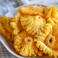 Suiker Gratis Zachte Gedroogde Ananas Ringen Vn Bulk Top Kwaliteit Fabriek Prijs Product Fruit Voor Heerlijke Gezonde Snack Gratis Monster