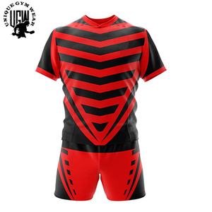 Maillot de rugby pour hommes en gros - Nom d'équipe personnalisé 100% polyester séchage rapide et respirant Impression numérique Bretelles réglables Service OEM - Product Image 4