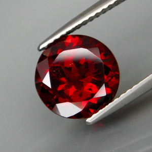 โกเมนพลอยรูปทรงกลมตัดอัญมณีหลวมเครื่องประดับสำหรับแหวนจี้ DIY - Product Image 5