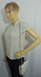 Pochette scintillante à perles, sac de mariée en acrylique, porte-monnaie en métal - Product Image 5