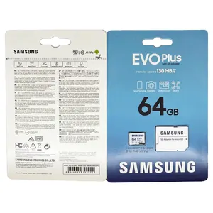 MB-MC64KA Samsung EVO Plus 64GB 130メガバイト/秒UHS-I microSDXCメモリーカード (SDアダプター付き)
