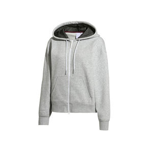 Sudadera con capucha de forro polar grueso 100% algodón para hombre, talla grande, impermeable, con cremallera, personalizada, lisa, para invierno, venta al por mayor - Product Image 1