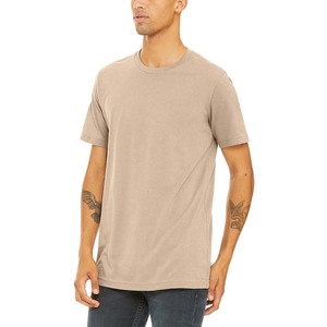 Bella + Canvas 3001C Jersey camiseta sólida de manga corta para hombre Bella Canvas Unisex Jersey Camiseta de manga corta, Pebble Brown - Product Image 5
