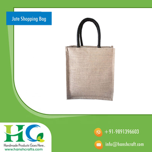 Bolsas de yute a la moda, diseño Elegante y pequeño, bolso de yute estampado multiusos con cremallera y ASA, bolsos de yute hechos a mano - Product Image 2