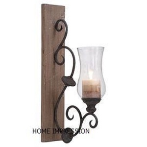 Bois de cerf en métal forgé Bougeoir en métal décoratif pour mur argenté Bougeoir en métal de fantaisie de créateur pour les fournisseurs en gros - Product Image 3