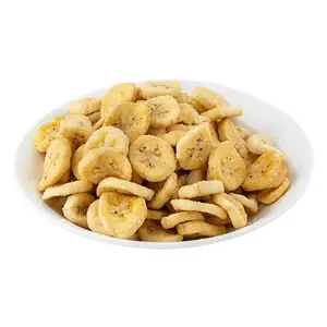 Chips de bananes séchées de qualité supérieure Banane croustillante 100% du Vietnam Mme Lily + 84 906927736