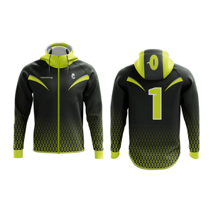 Pull à capuche en polaire pour hommes personnalisable, impression 3D sublimée par compression de grande taille pour la saison printanière - Product Image 6