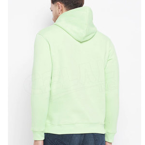 Sudadera con capucha de manga larga para hombre, con logotipo personalizado, de algodón, a la moda, venta al por mayor - Product Image 3